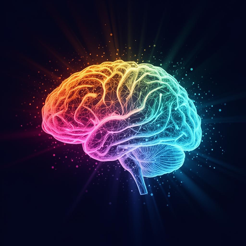 AI mozog — vizualizácia umelej inteligencie